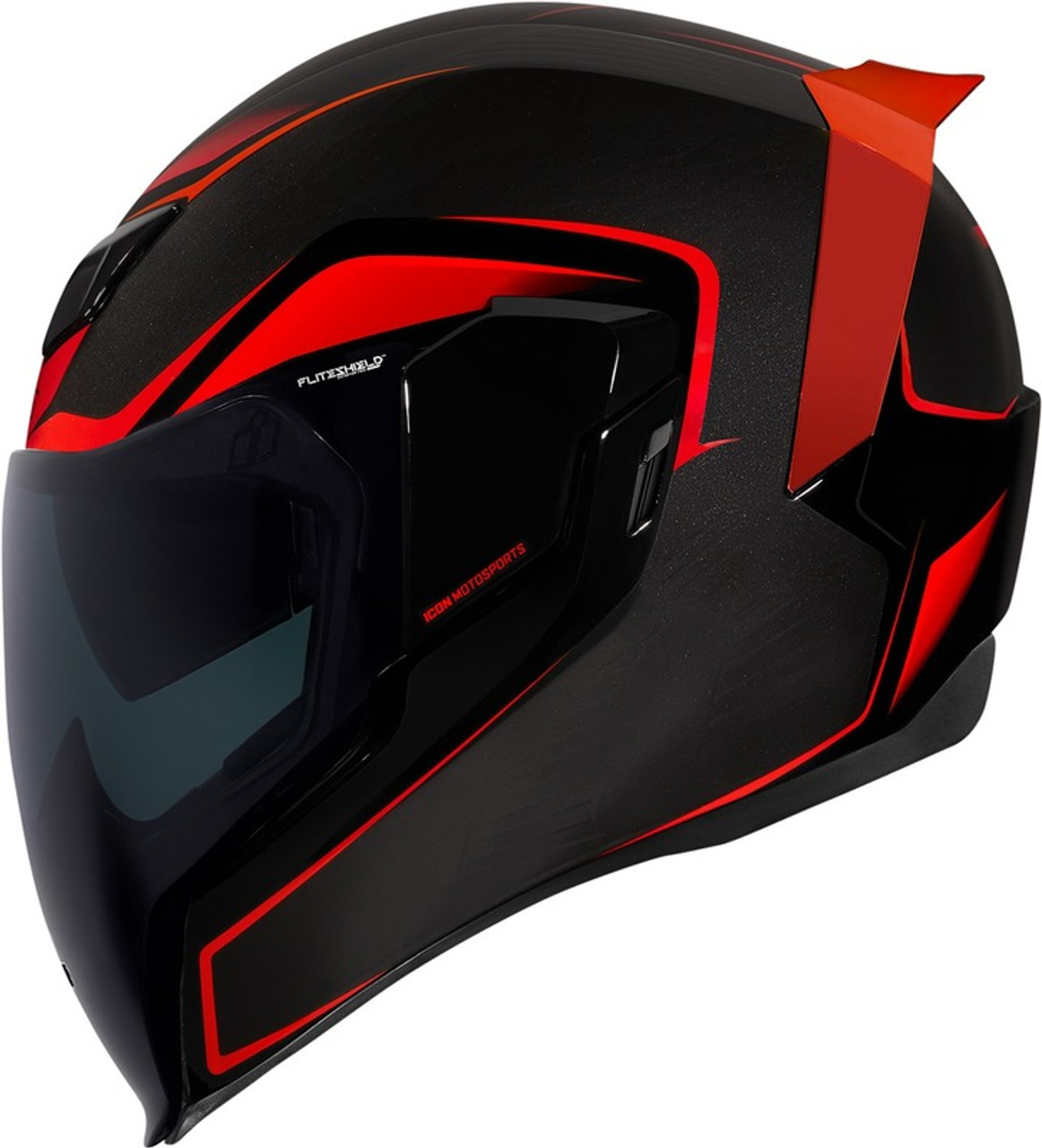 新規 ICON AIRFLITE CROSSLINKフルフェイス黒/赤 Mサイズ Icon Airflite Helmet Crosslink Red - Speed Addicts
