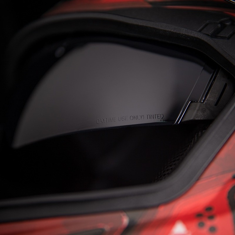 Icon Airflite Helmet Blockchain Red - Speed Addicts