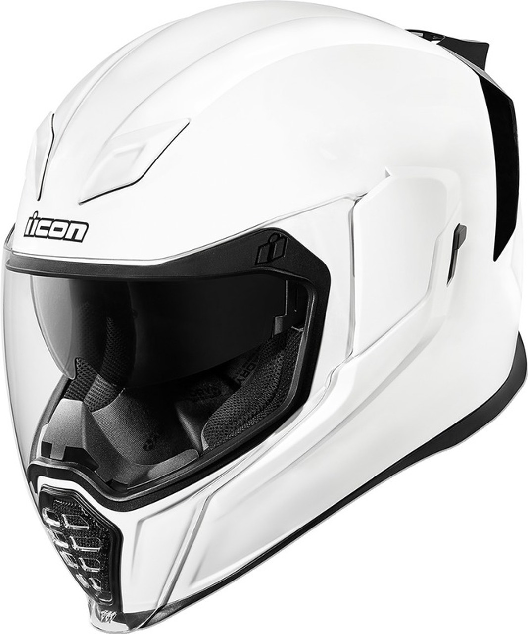 Icon Airflite Helmet Gloss White - Speed Addicts