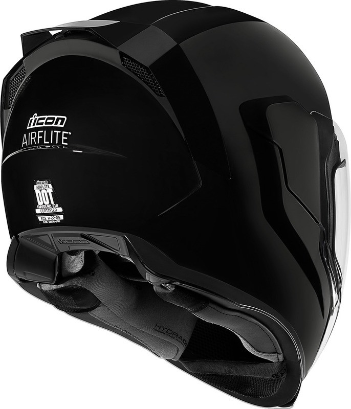 Icon Airflite Helmet Gloss Black - Speed Addicts