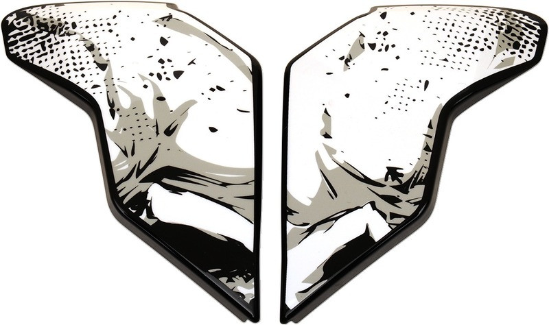 Icon Airflite Side Plates Skull18 Black