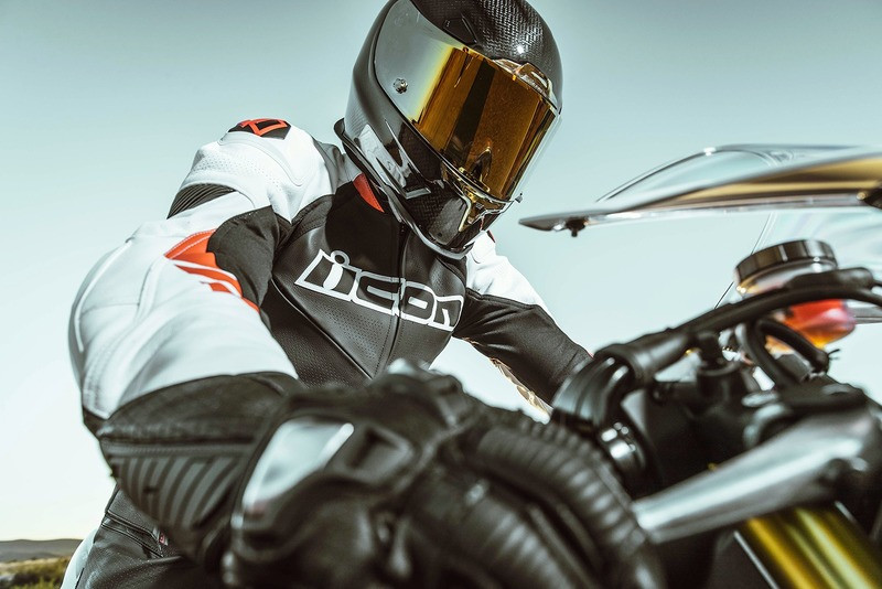 Icon Hypersport Long Gloves Black