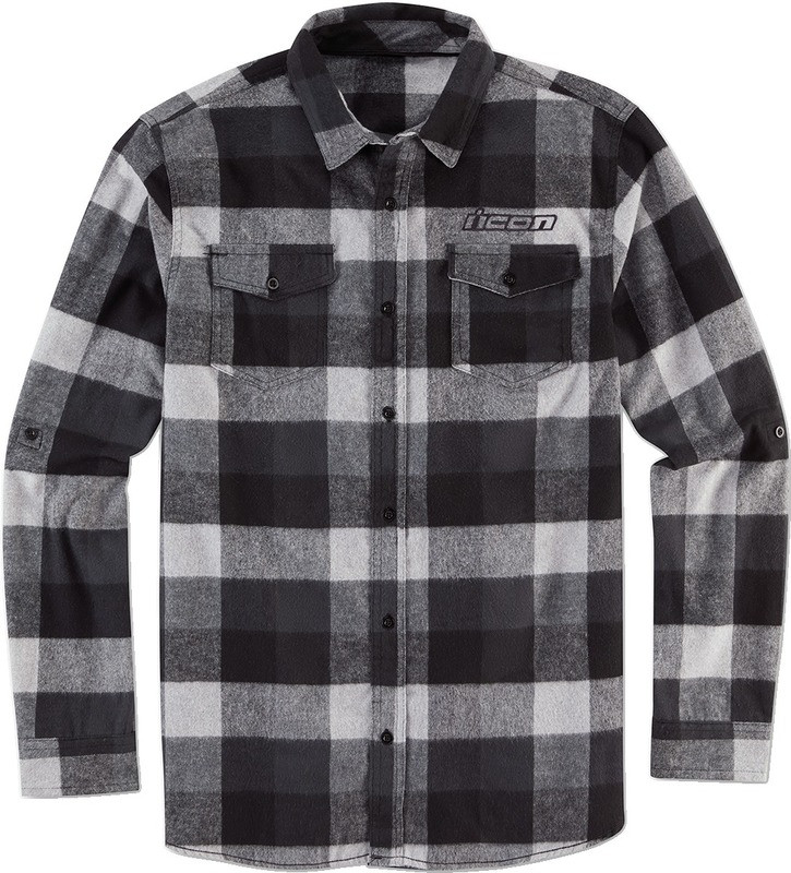 Icon Flannel Feller Shirt Black/Gray