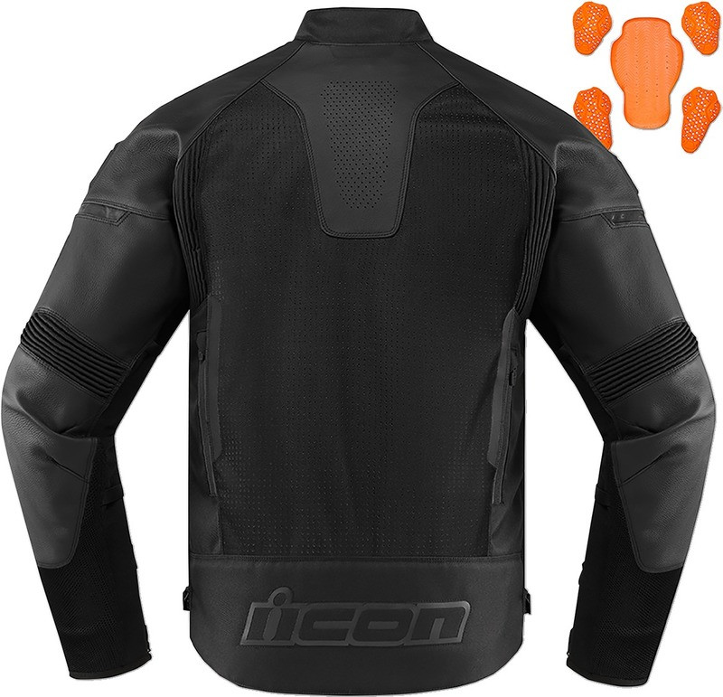 Icon Contra2 Perforated CE Jacket Stealth