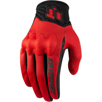 Icon Anthem 2 CE Gloves Red