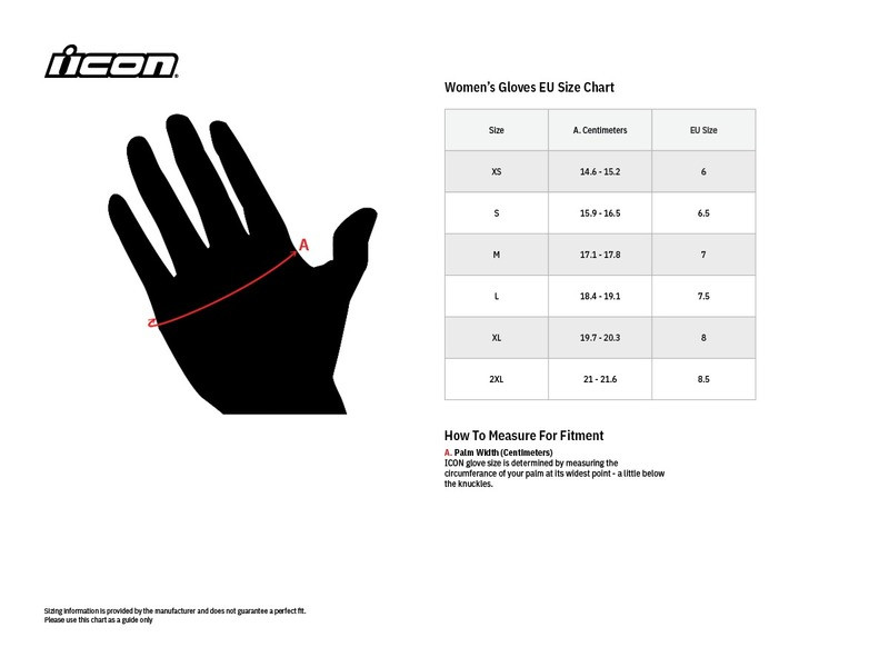 Icon Anthem 2 CE Gloves Red