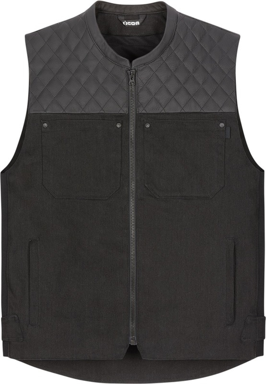 Icon Chamonix Denim Vest Black