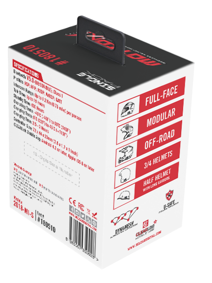 UCLEAR Motion Infinity Helmet Bluetooth - Single Pack