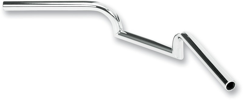 Biltwell Mustache Chrome 1" Smooth Handlebar