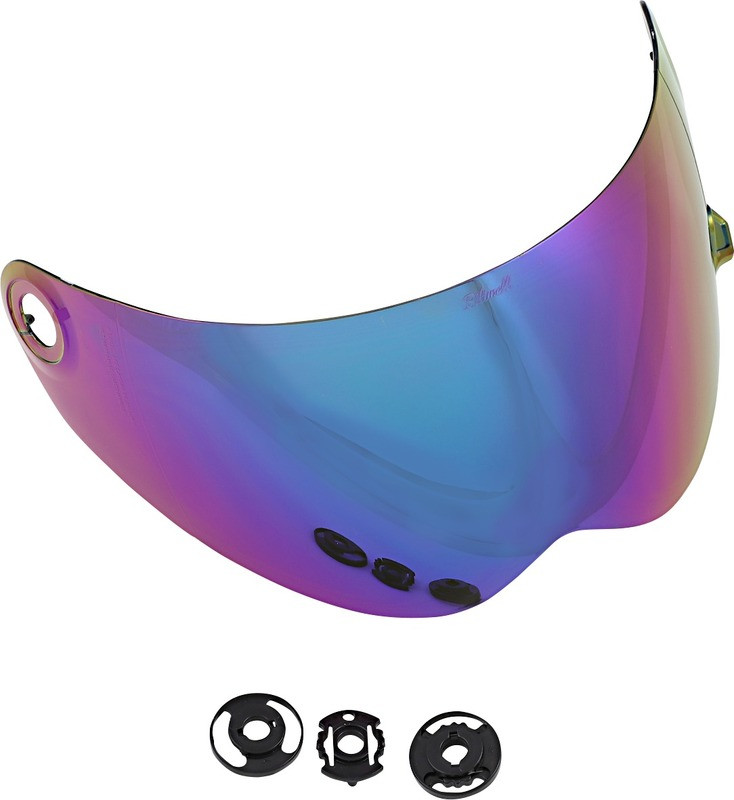 Biltwell Lane Splitter Gen 2 Rainbow Mirror Shield