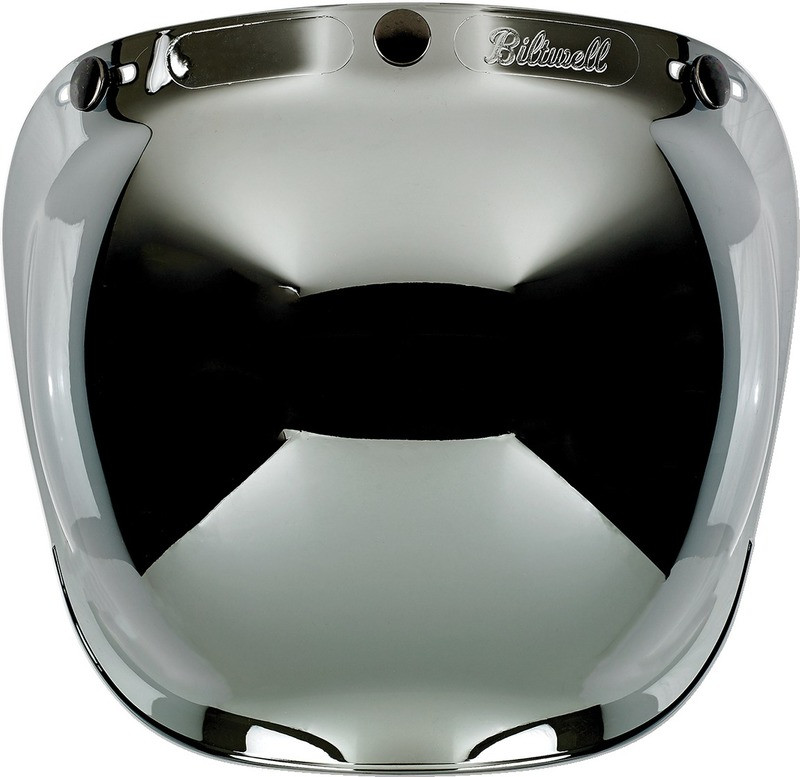 Biltwell Anti-Fog Chrome Mirror Bubble Shield