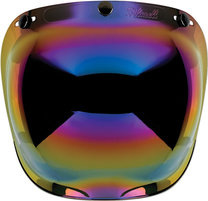 Biltwell Anti-Fog Rainbow Mirror Bubble Shield