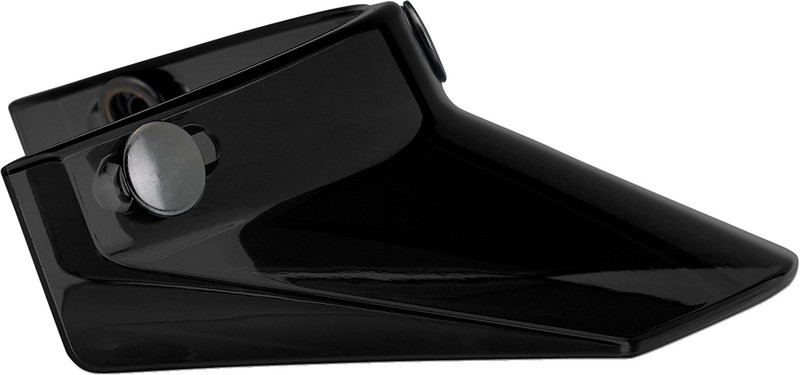 Biltwell Moto Black 3-Snap Visor