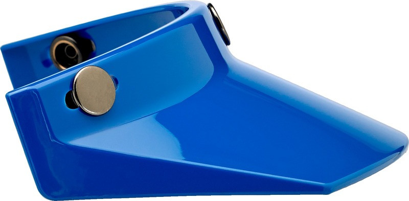 Biltwell Moto Blue 3-Snap Visor