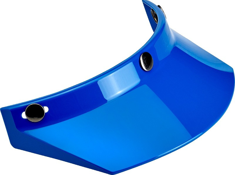 Biltwell Moto Blue 3-Snap Visor