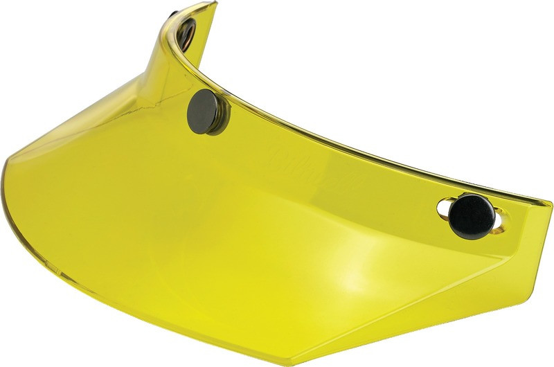 Biltwell Moto Yellow 3-Snap Visor