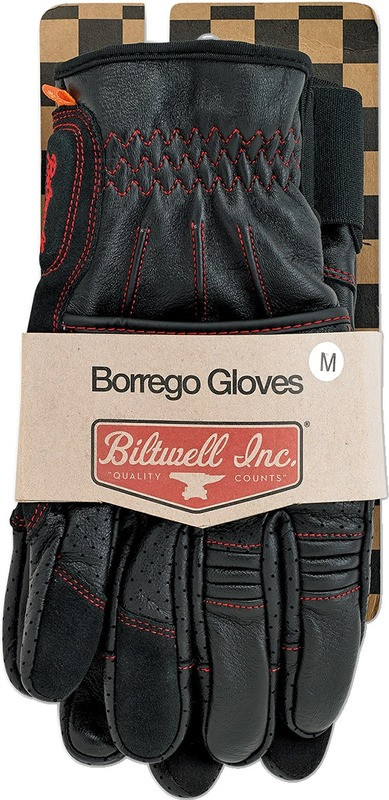 Biltwell Borrego Redline Gloves