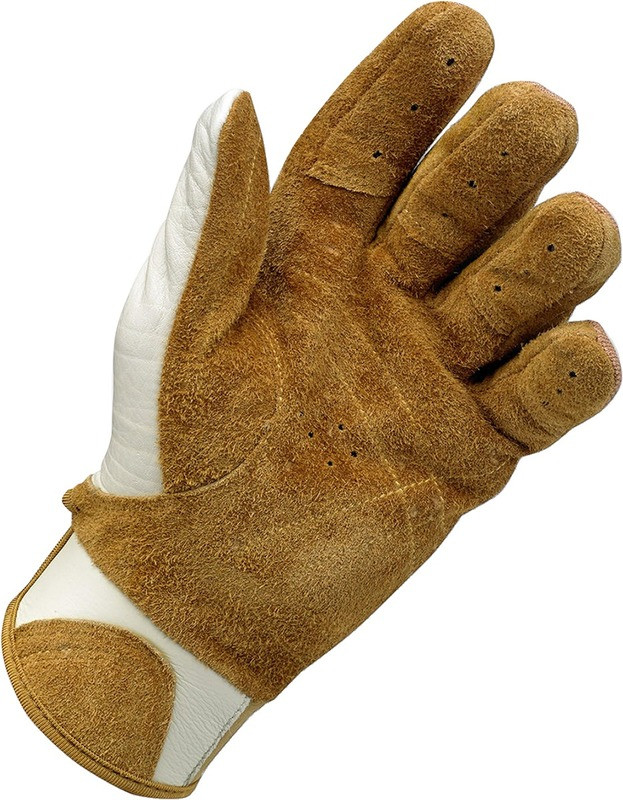 Biltwell Bantam White Tan Gloves