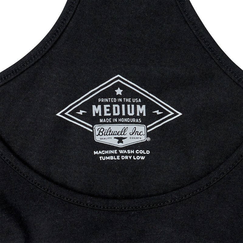 Biltwell Tank Top Black Womens Surf