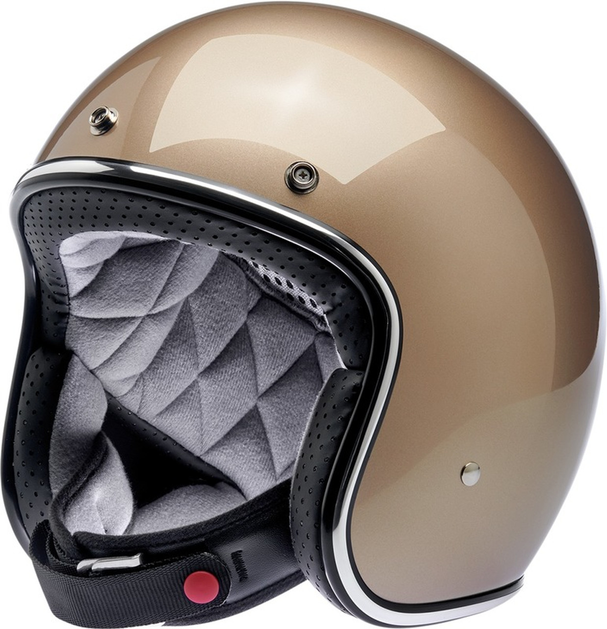 Biltwell Bonanza Metallic Champagne Helmet