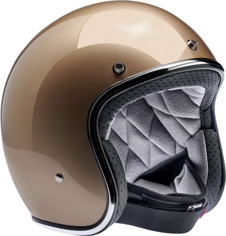 Biltwell Bonanza Metallic Champagne Helmet