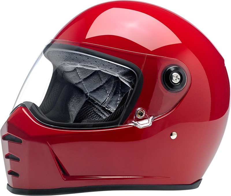 Biltwell Lane Splitter Gloss Blood Red Helmet