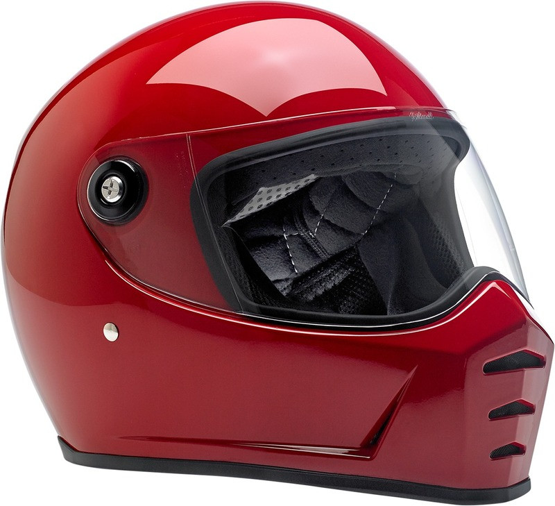 Biltwell Lane Splitter Gloss Blood Red Helmet