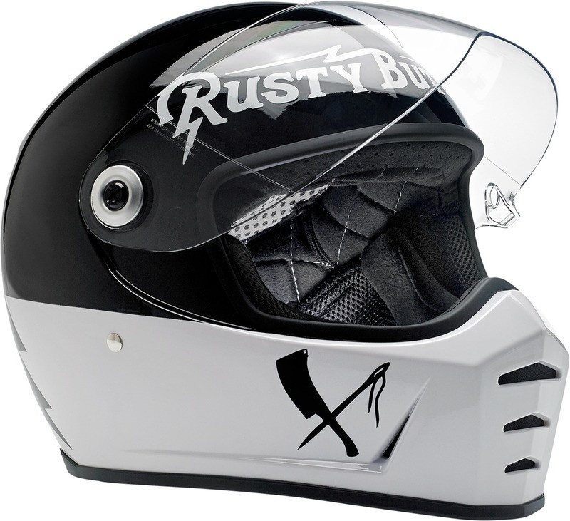 Biltwell Lane Splitter Rusty Butcher Helmet