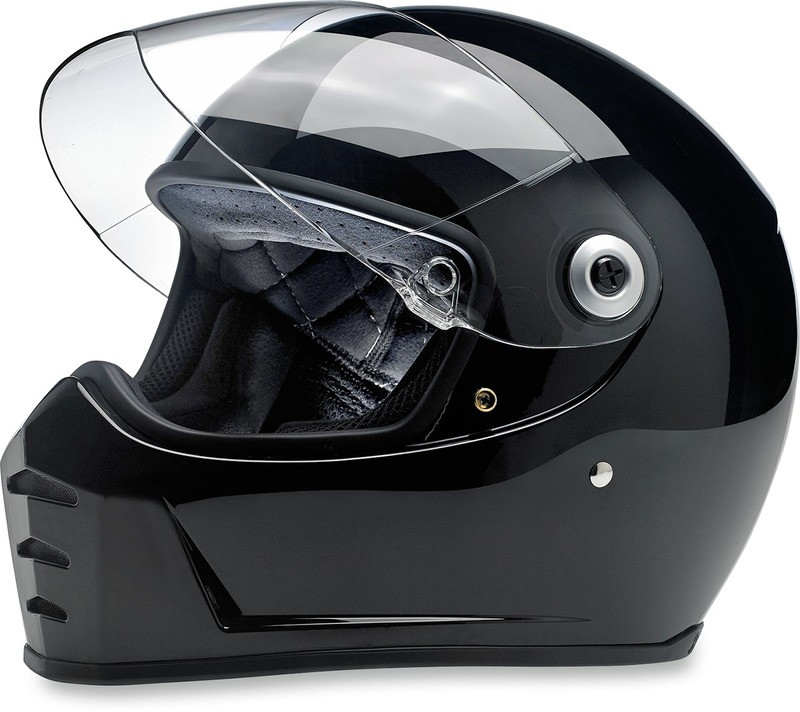 Biltwell Lane Splitter Gloss Black Helmet
