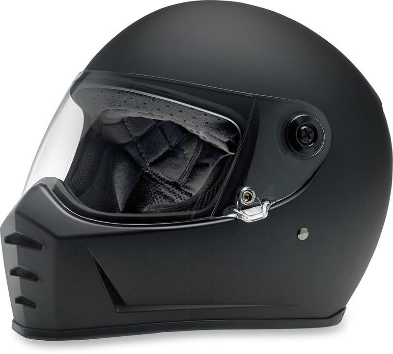 Biltwell Lane Splitter Flat Black Helmet