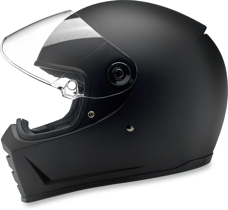 Biltwell Lane Splitter Flat Black Helmet