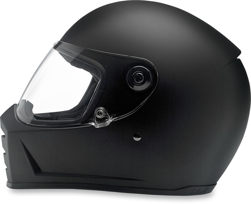 Biltwell Lane Splitter Flat Black Helmet