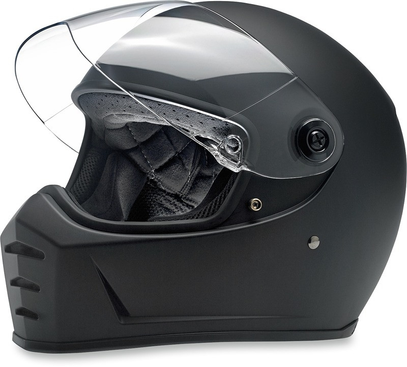 Biltwell Lane Splitter Flat Black Helmet