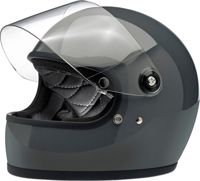Biltwell Gringo S Gloss Storm Gray Helmet