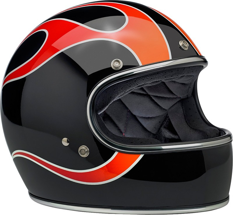 Biltwell Gringo Dice Flames Helmet