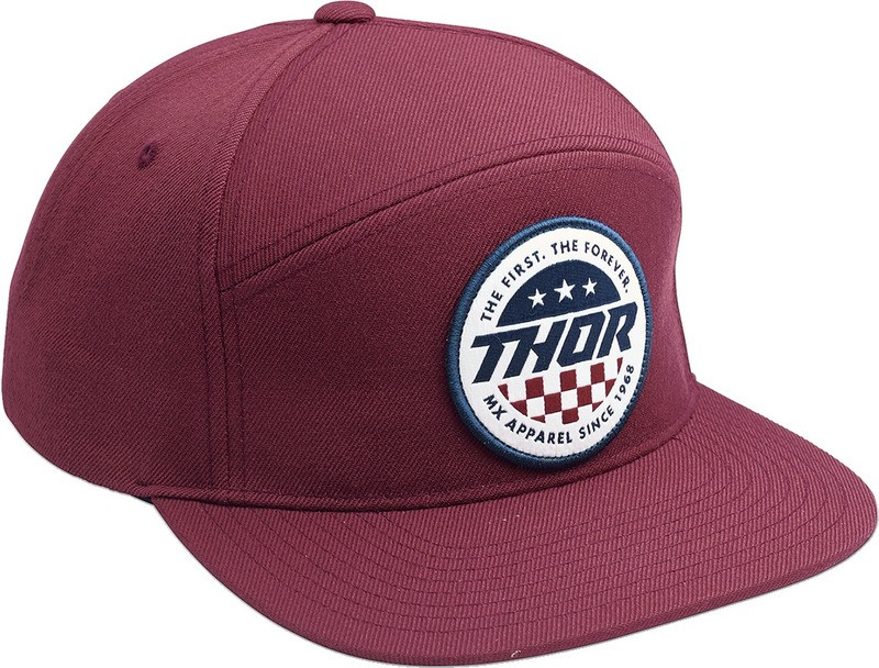 Thor Patriot Burgundy Snapback Hat