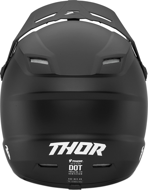 Thor Youth Sector Blackout Helmet