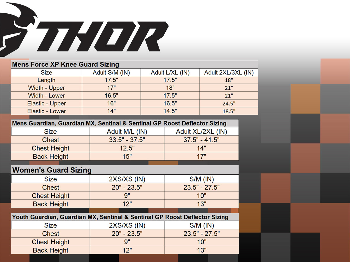 Thor Youth Guardian MX White Black Roost Guard Armor