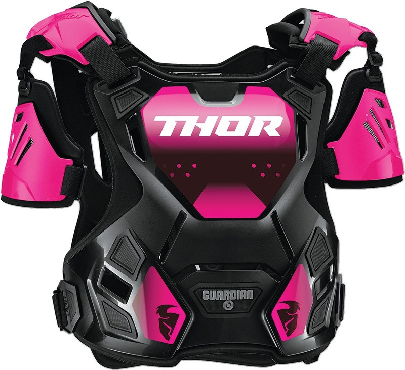 Thor Womens Guardian Black Pink Protector Armor