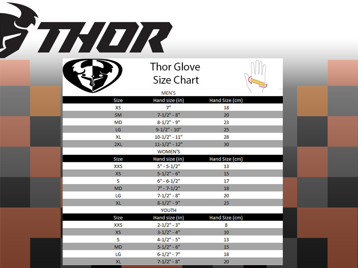 Thor Sector Black Gloves
