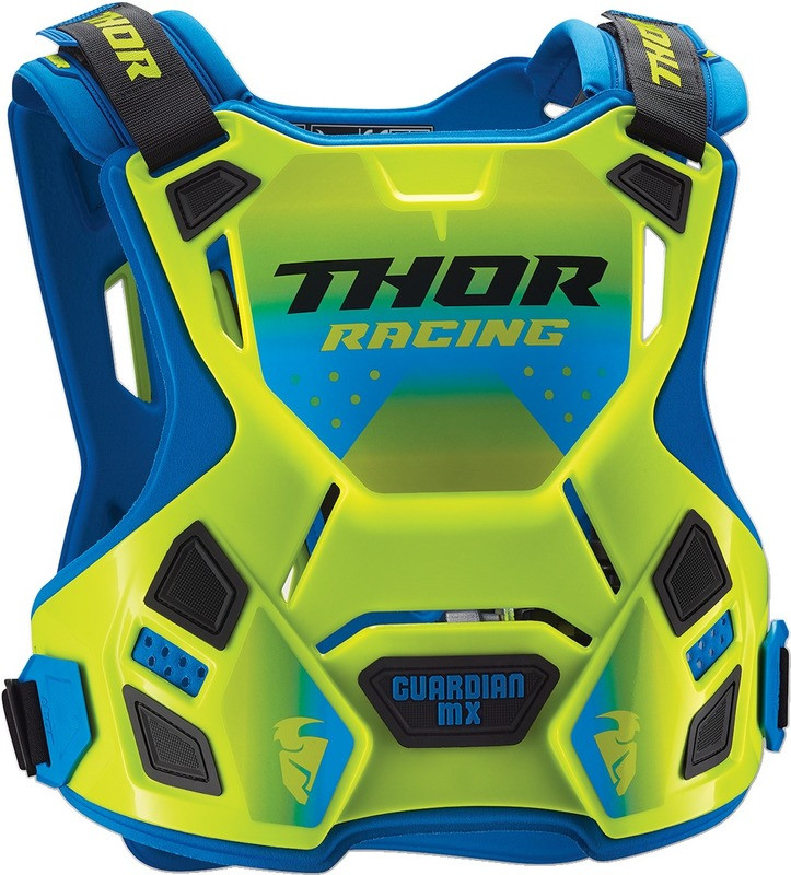 Thor Guardian MX Flo Green Deflector Armor
