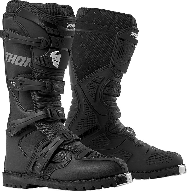 Thor Blitz XP Black Boots - ATV Sole
