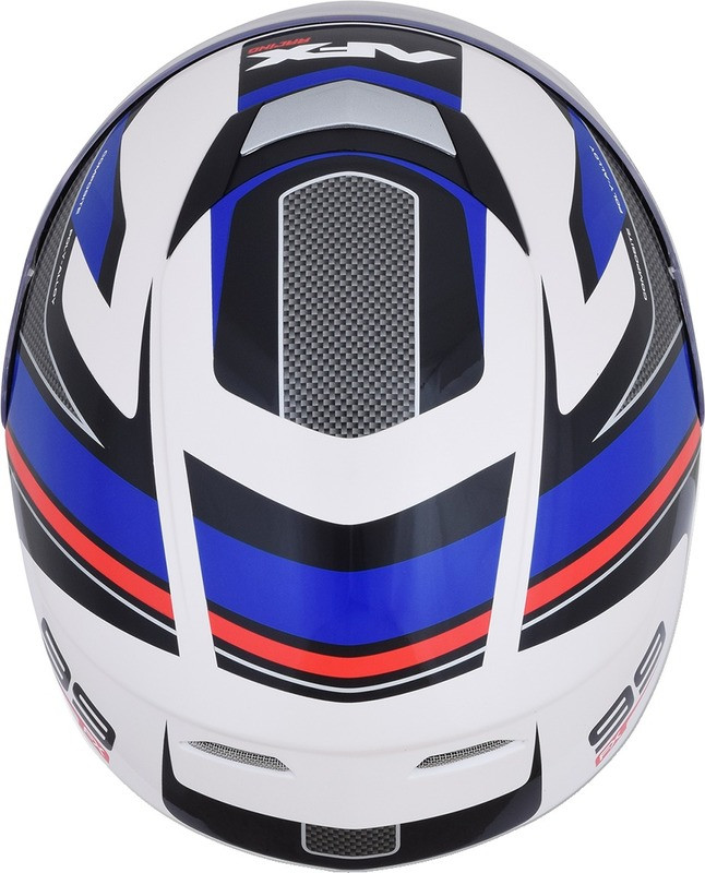 AFX FX-99 Red White Blue Recurve Helmet