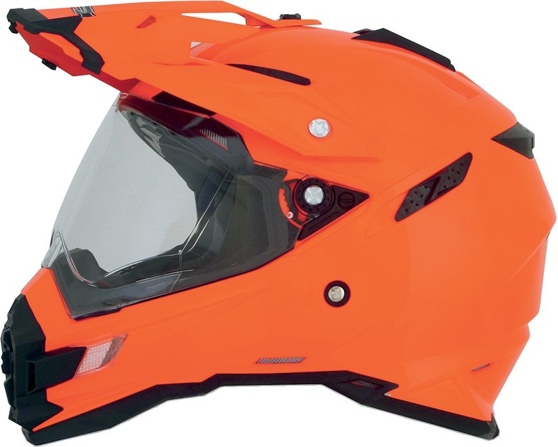 AFX FX-41DS Safety Orange Solid Helmet