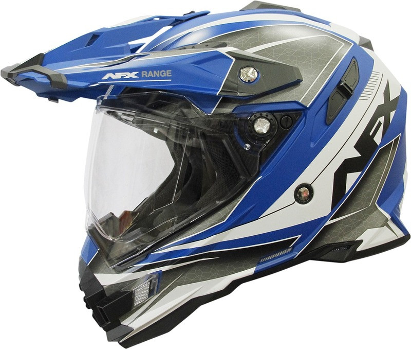 AFX FX-41 Matte Blue Range Helmet
