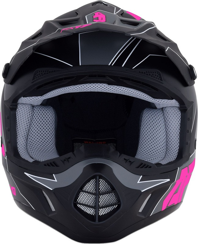 AFX FX-17 Matte Black Pink Aced Helmet
