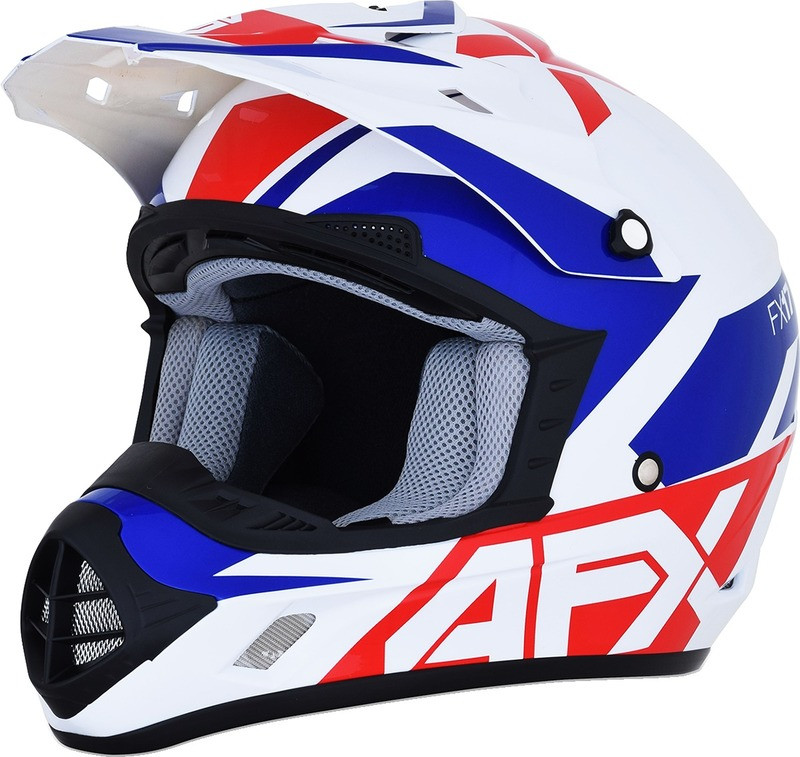AFX FX-17 Red White Blue Aced Helmet