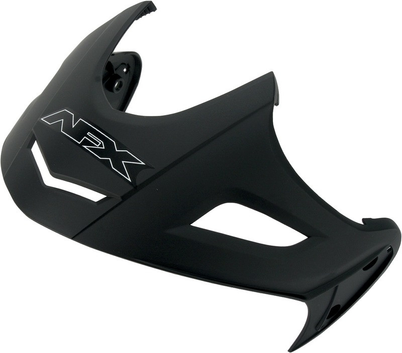 AFX FX-50 Flat Black Peak-Solid