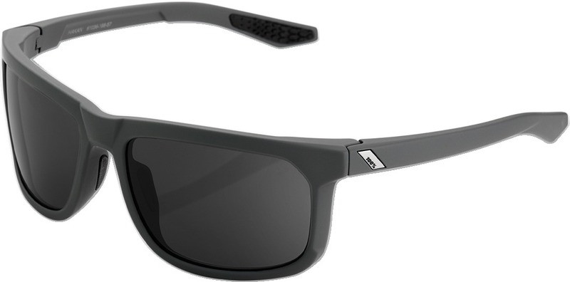 100% Hakan Gray Smoke Sunglasses