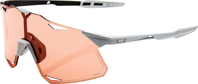 100% Hypercraft Matte Gray HiPER Coral Lens Sunglasses - Speed Addicts